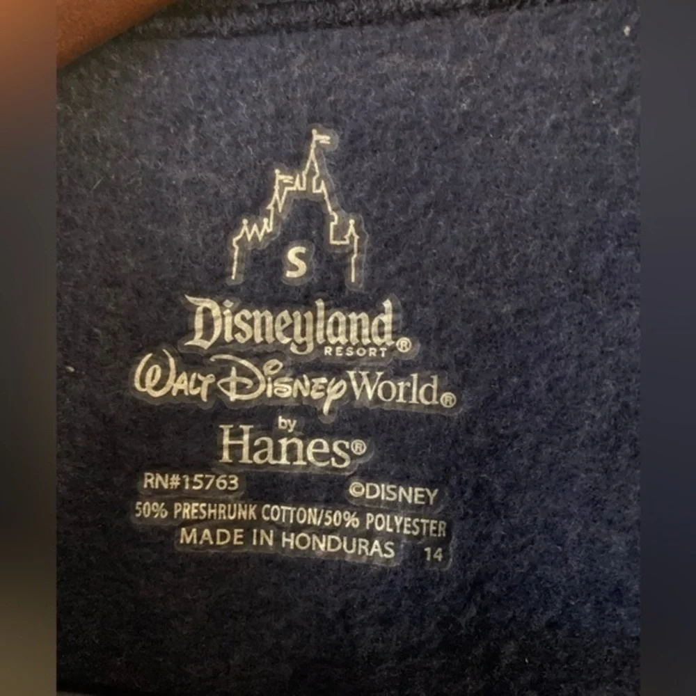 Disneyland Walt Disney World Mickey Mouse Christmas Plaid Sweatshirt Size Small‎